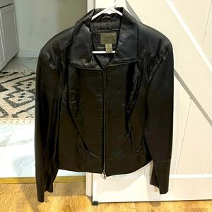 Women’s XL Black leather Jacket